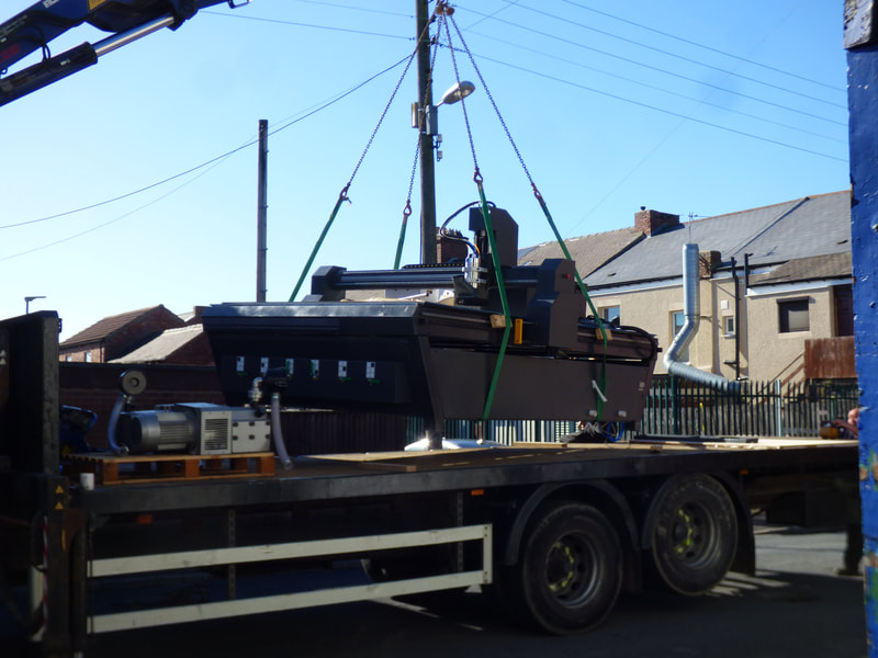 Delivery of CNC machine